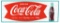 Drink Coca-Cola in Fish Tail w/Bottle Metal Sign