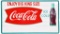 Enjoy Big King Size Coca-Cola in Fish Tail Metal Sign