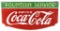 Drink Coca-Cola Fountain Service (along top) Porcelain Sign