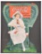 1919 Coca-Cola Lady Sitting in Winged Wicker Chair Diecut