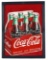 Coca-Cola Six-Pack of Bottles Metal Sign