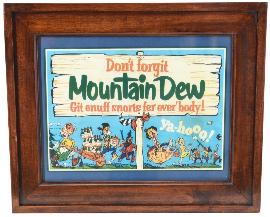 Don?t Forgit Mountain Dew Paper Poster
