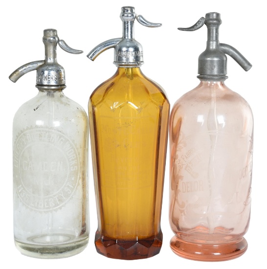 3-Spetzer Water Glass Bottles
