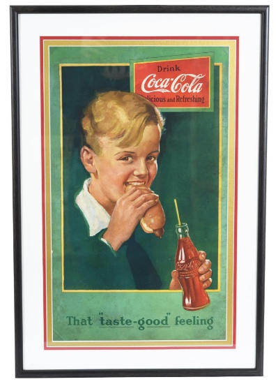 1920'S Coca-Cola "That "taste-good" feeling Poster