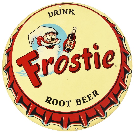Drink Frostie Root Beer w/Logo Metal Sign