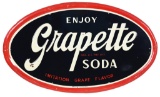 Enjoy Grapette Soda Metal Sign