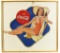 Drink Coca-Cola w/Lady in Bathing Suit in a Swing Sign