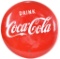 Drink Coca-Cola Porcelain Button Sign