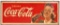 Large Coca-Cola Lady with Bottle Masonite Sign