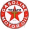 Texaco (Black-T) Star Logo Gasoline Motor Oil Porcelain Sign