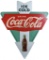 Drink Coca-Cola Ice Cold w/Bottle Plywood Arrow Sign