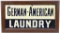 German-American Laundry Porcelain Sign