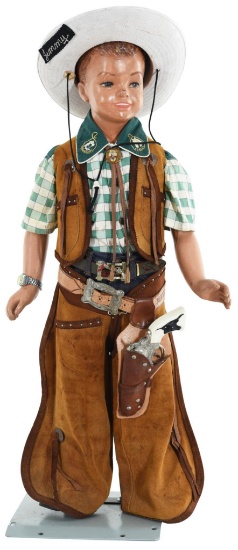 Child Mannequin w/Western Clothing