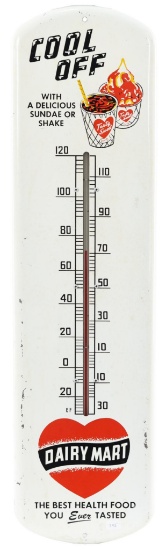 Dairy Mart Cool Off Metal Thermometer