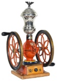 Enterprise No. 4 Cast Iron Coffee Grinder w/Nickel Top