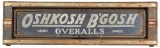 Oshkosh B 'Gosh Overalls Neon Counter-Top Sign