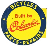 Columbia Bicycles Parts-Repairs Metal Sign