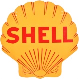 Shell (half-lines) Porcelain Sign