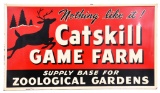 Catskill Game Farm w/Logo Metal Sign