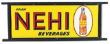 Drink Nehi Beverages w/Bottle Metal Sign