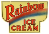 Rainbow Ice Cream Metal Sign