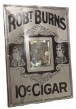 Robt. Burns 10cent Cigar Metal Corner Sign