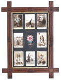 8-Cabinet Cards of Indian Chiefs & Small Beaded Decoration