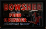 Bowsher Burr Type Feed Grinder Flashing Lighted Sign