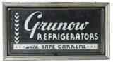 Grunon Refrigerators with Safe Carrene Neon Sign