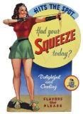 Had your Squeeze today? Cardboard Sign