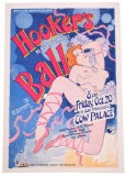 Hookers Ball Poster 1978 Masquerade Ball Poster