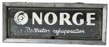 Norge Refrigeration Neon Counter-Top Sign