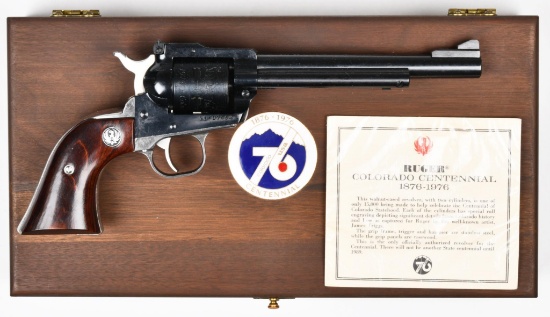 Ruger Single Six Colorado Centennial .22/.22 Mag Caliber Revolver S#76-07554 6.5" barrel