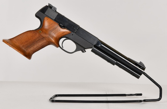 Hi-Standard Supermatic model S-101 22 LR semi auto target pistol 6.75" ported barrel w/ weights