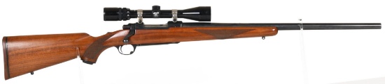 Ruger model 77 tang safety 22-250 caliber bolt action rifle. 24" heavy tapered barrel