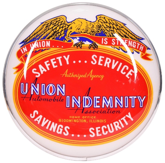 Union Indemnity Saving Security Lighted Sign