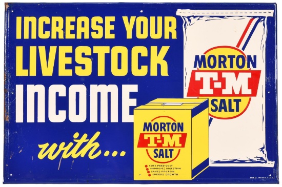 Morton T-M Salt Metal Sign