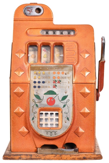 Mills 5 Cent Diamond Front Slot Machine