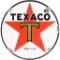 Texaco (black-T) Star Logo Porcelain Sign