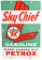 Texaco (white-T) Sky Chief w/Petrox (small) Porcelain Sign