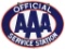 AAA Official Service Station Porcelain Sign