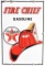 Texaco (white-T) Fire Chief Gasoline (large) Porcelain Sign