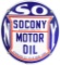 Socony Motor Oil Curve Porcelain Sign