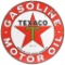 Texaco (black-T) Gasoline Motor Oil Porcelain Sign