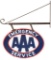 Emergency AAA Service Porcelain Sign