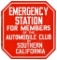 Automobile Club Of Southern California Flange Sign