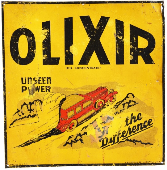 Olixir "Unseen Power The Difference" w/Car Metal Sign