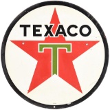 Texaco (white-T) Star Logo Metal Sign