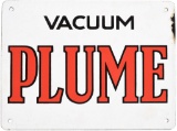Vacuum Plume Porcelain Sign
