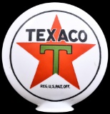 Texaco Star Logo OPE Milk Glass Globe Body